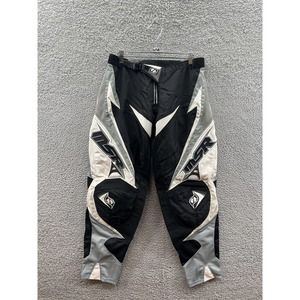 MSR Mens 32 Riding Black White Pants Renegade Motorcycle Motocross
